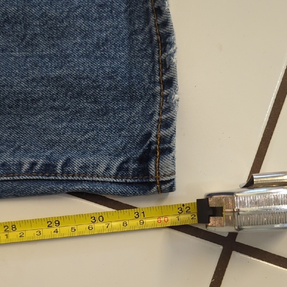 GAP Blue Straight Selvedge Jeans Classic Denim - Picture 7 of 10